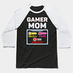 Video Mom Gaming Girl Birthday Baseball T-Shirt